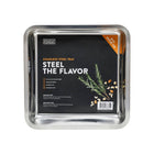 SMOKIN' FLAVOURS Stainless steel tray - RVS drippan vierkant