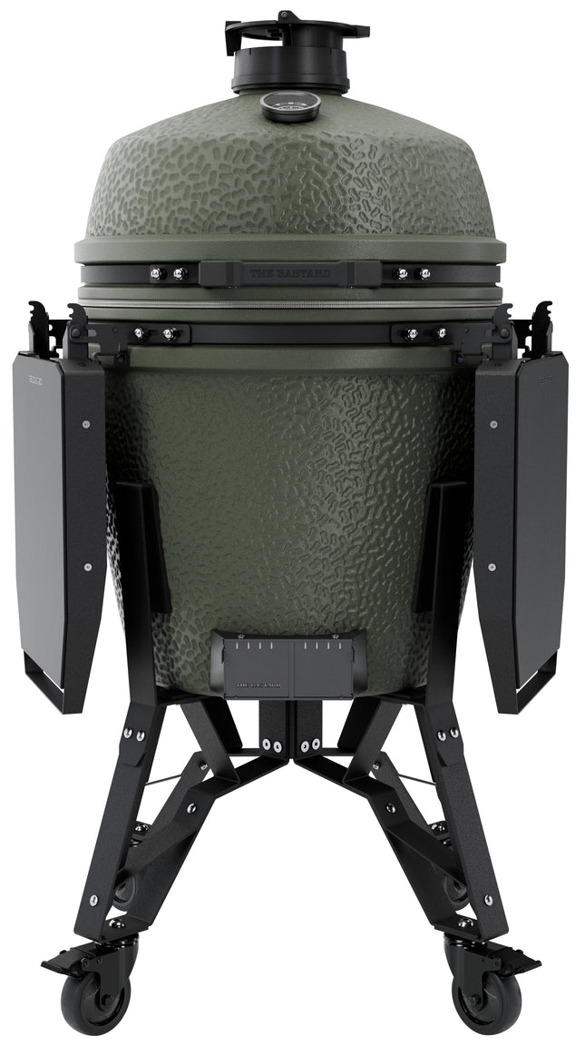 The Bastard kamado- PRO Large Alpine green vooraanzicht