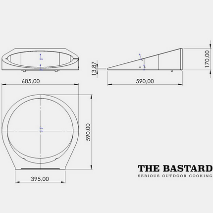 The Bastard Rotisserie - Pizza Large
