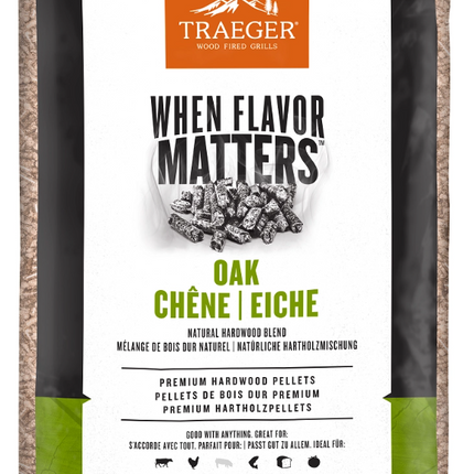 Traeger Wood Fired Grills Traeger Wood Fired Grills - FSC Eik Blend Pellets 9kg
