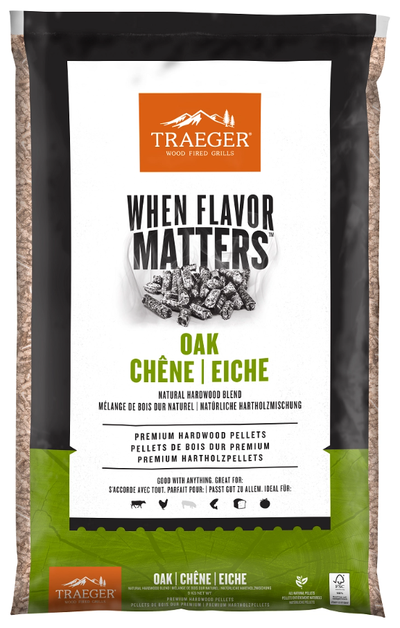 Traeger Wood Fired Grills Traeger Wood Fired Grills - FSC Eik Blend Pellets 9kg