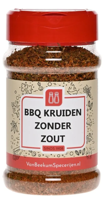 Van Beekum Specerijen BBQ Kruiden Zonder Zout - 125 gram