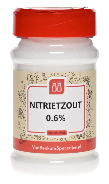 Van Beekum Specerijen Nitrietzout 0.6% - 320 gram