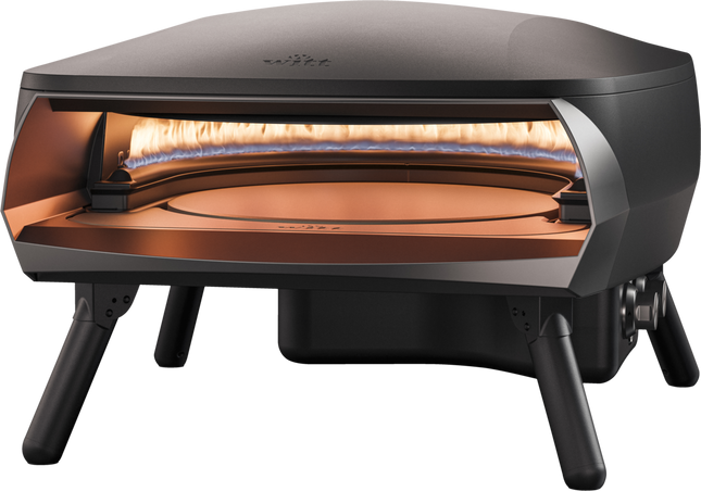 Witt Witt Rotante Pizza Oven 16" Mat Zwart