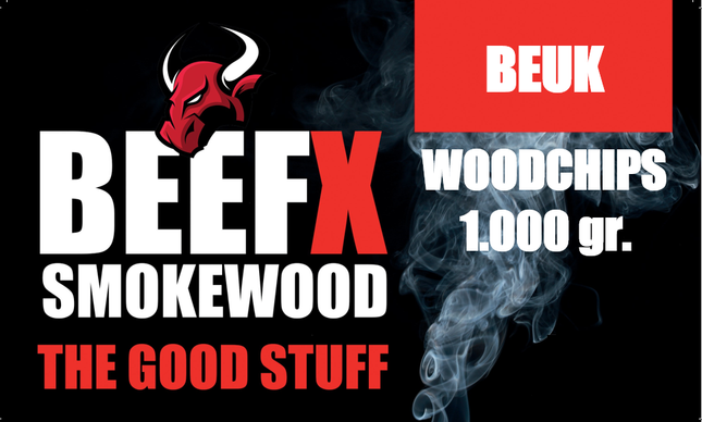 BEEFX Smokewood BEEFX - Smokewood Beuk Chips 1 kg
