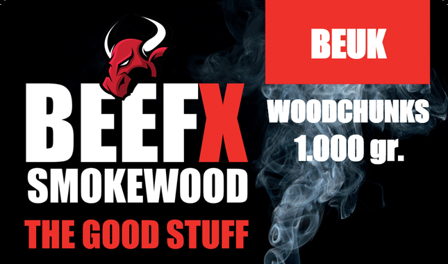 BEEFX Smokewood BEEFX - Smokewood Beuk Chunks 1 kg