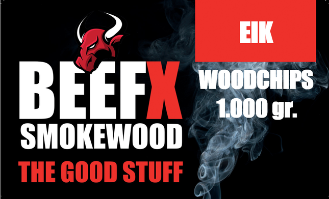 BEEFX Smokewood BEEFX - Smokewood Eik Chips 1 kg