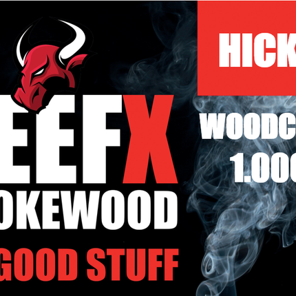 BEEFX Smokewood BEEFX - Smokewood Hickory Chunks 1 kg