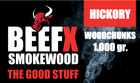 BEEFX Smokewood BEEFX - Smokewood Hickory Chunks 1 kg