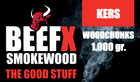 BEEFX Smokewood BEEFX - Smokewood Kers Chunks 1 kg