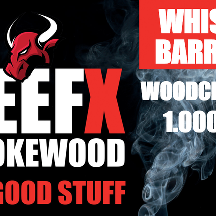 BEEFX Smokewood BEEFX - Smokewood Whisky Chunks 1 kg