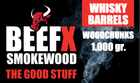 BEEFX Smokewood BEEFX - Smokewood Whisky Chunks 1 kg