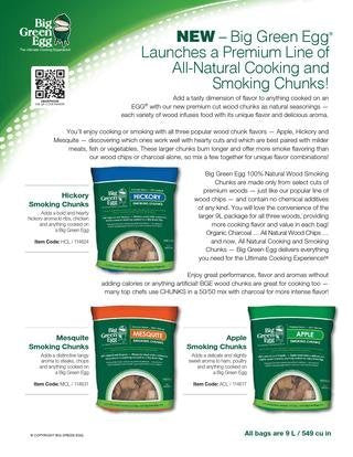 Big Green Egg Big Green Egg - Appel Wood Chunks