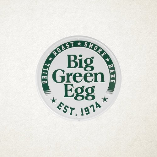 Big Green Egg Big Green Egg Est. 1974 Round White Sign