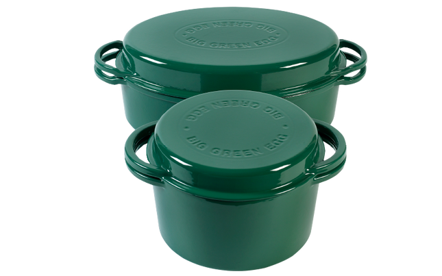 Big Green Egg Big Green Egg Green Dutch Oven Round UITLOPEND