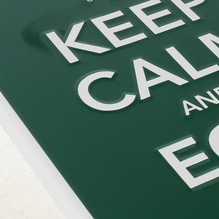Big Green Egg Big Green Egg Green Sign Keep Calm and Egg On