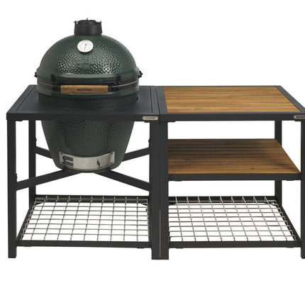 Big Green Egg Big Green Egg - Large in Egg Frame + Expansion Frame Wood & Grid