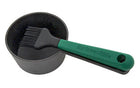 Big Green Egg Cast Iron Sauce Pot With Basting Brush
