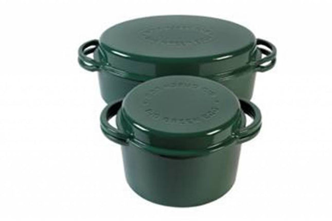 Big Green Egg Green Dutch Oven Oval