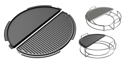 Big Green Egg Half Cast Iron Plancha