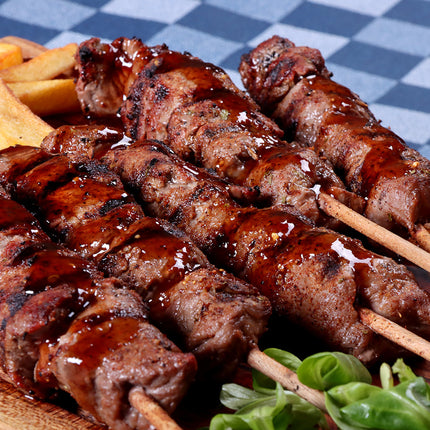 Black Angus Beef Black Angus Beef - Ossenhaas Spiesen 5 stuks gemarineerd