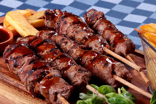 Black Angus Beef Black Angus Beef - Ossenhaas Spiesen 5 stuks gemarineerd