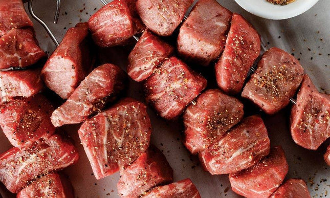 Black Angus Beef Black Angus Beef - Ossenhaas Spiesen 5 stuks gemarineerd