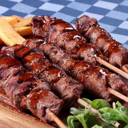 Black Angus Beef Black Angus Beef - Ossenhaas Spiesen 5 stuks gemarineerd
