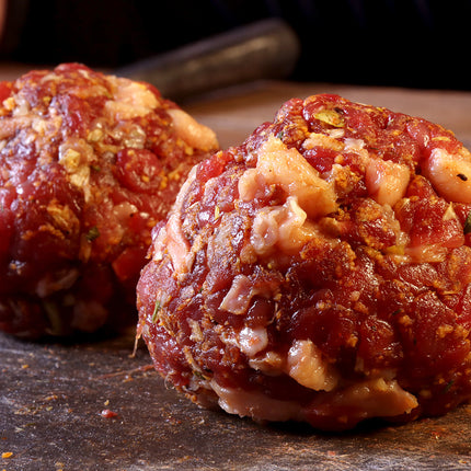 Black Angus Beef Black Angus Beef – Rundersnippers Hamburgervlees (80/20 vetverhouding)