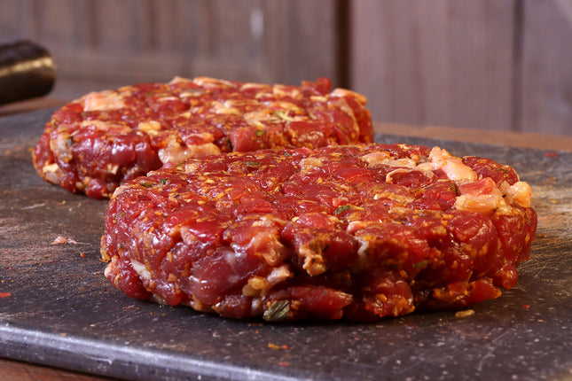 Black Angus Beef Black Angus Rundersnippers hamburgervlees 80/20