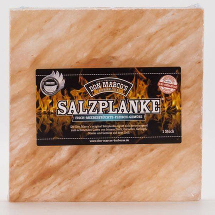 Don Marco's Barbecue Don Marco's Barbecue - Zoutplank Large - 20x20x2.5cm