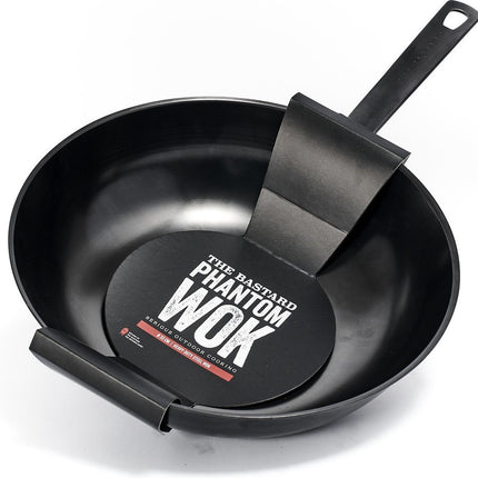 Phantom wok With Handle Carbon Steel