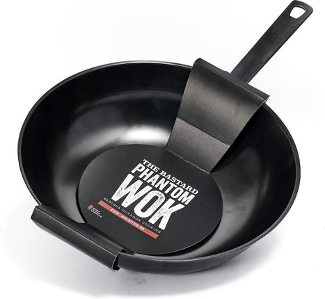 Phantom wok With Handle Carbon Steel