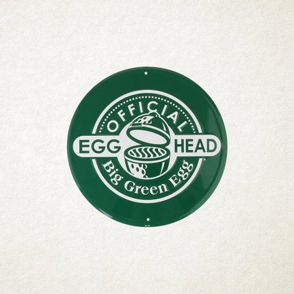 Official Egghead Round Green Sign