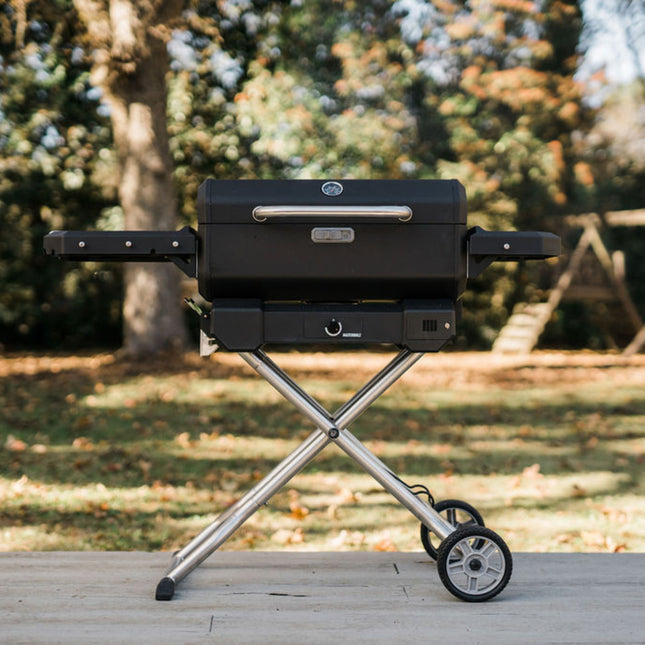 Portable Grill with Cart