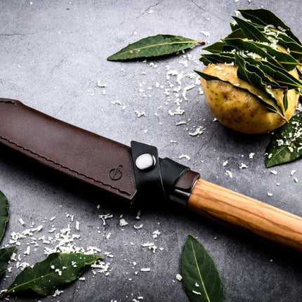 Forged Forged - Leren Hoes Santokumes 14cm