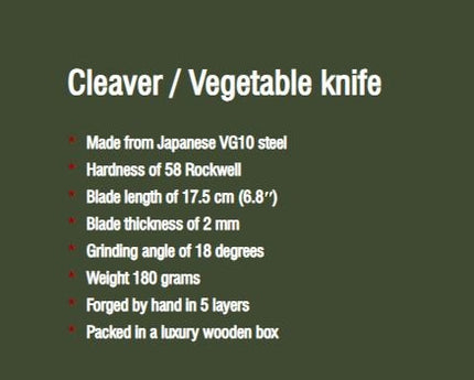 Forged Forged - VG10 Hakbijl