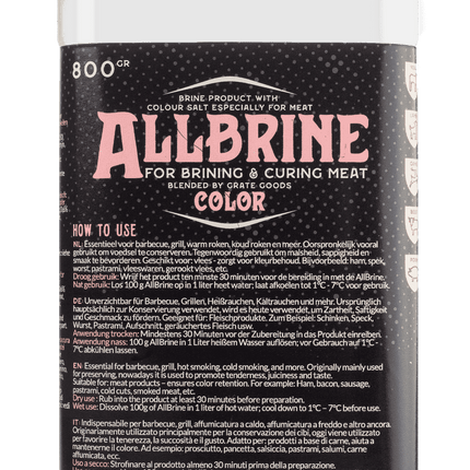 Grate Goods Grate Goods - AllBrine Color pekel / marinade met kleurzout