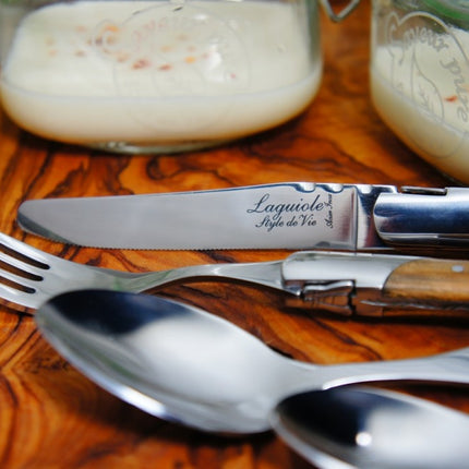 Laguiole Laguiole - Luxury Line Couvert 16-delig Olijfhout
