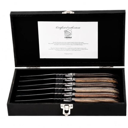 Laguiole Laguiole - Luxury Line Steakmessen Gemengd hout