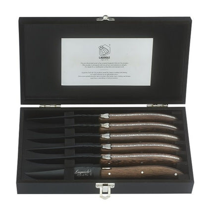 Laguiole Laguiole - Luxury Line Steakmessen Wengé Zwart