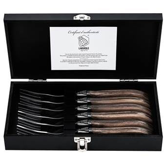 Laguiole Laguiole - Luxury Line Vorken Olijfhout