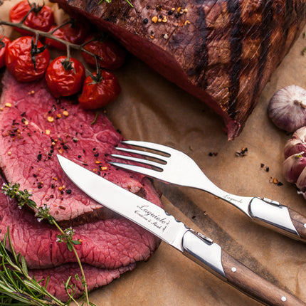 Laguiole Laguiole - Luxury Line Vorken Olijfhout