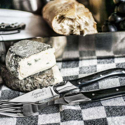 Laguiole Laguiole - Luxury Line Vorken Zwart Ebbenhout