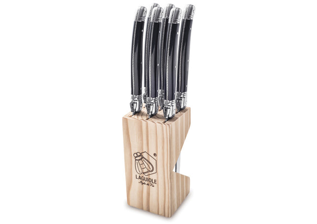 Laguiole Laguiole - Premium Line Steakmessen Zwart 1.8mm
