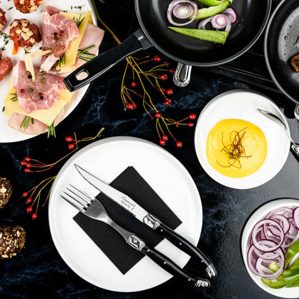 Laguiole Laguiole - Premium Line Steakmessen Zwart 1.8mm