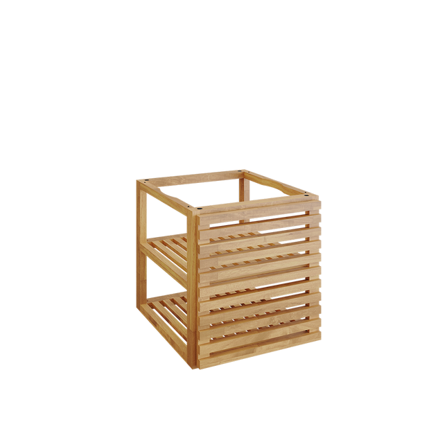 OFYR Storage Insert PRO met 1 deur Teak Hout Small