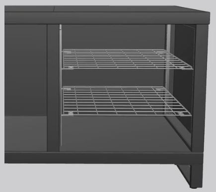 Roostr Buitenkeukens Roostr Buitenkeukens Etage systeem RVS: 2 Etages