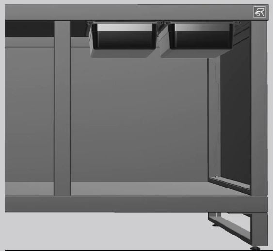 Roostr Buitenkeukens Roostr Buitenkeukens Rubix Bakjes-set binnenkant