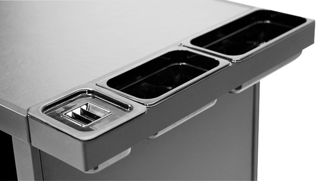 Roostr Buitenkeukens Roostr Buitenkeukens Rubix Bakjes-set buitenkant